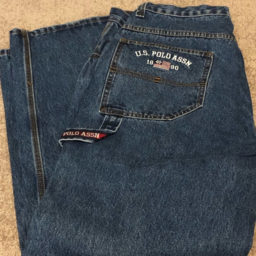 Men’s vintage iconic Polo denim 34/30